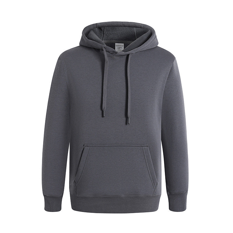 Women’s Plain Hoodie – Soft Gray Pullover Sweatshirt with Pocket