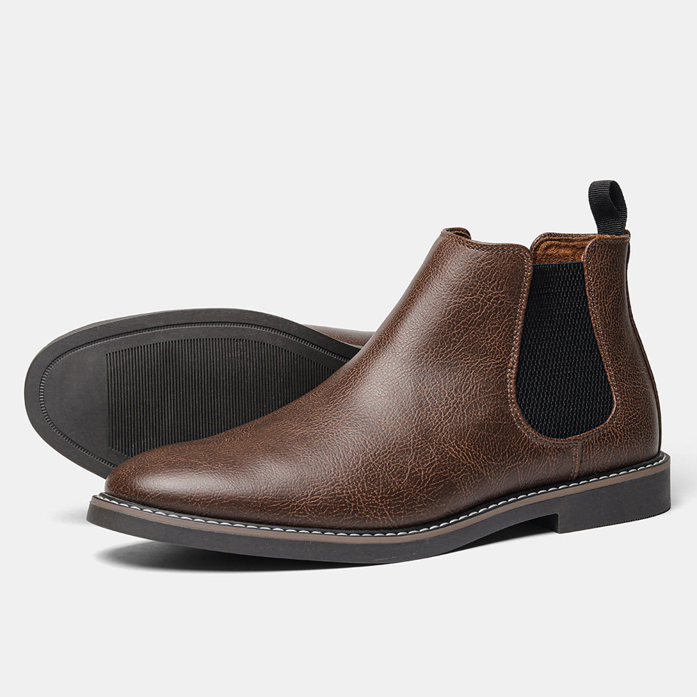 Men’s Chelsea Boots – British Style Formal High-Top Casual Ankle Boots