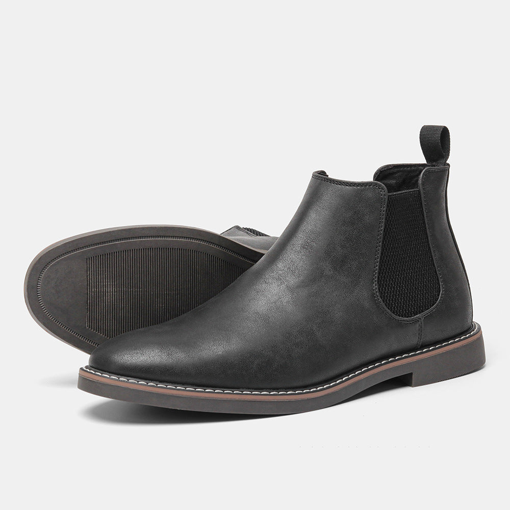 Men’s Chelsea Boots – British Style Formal High-Top Casual Ankle Boots