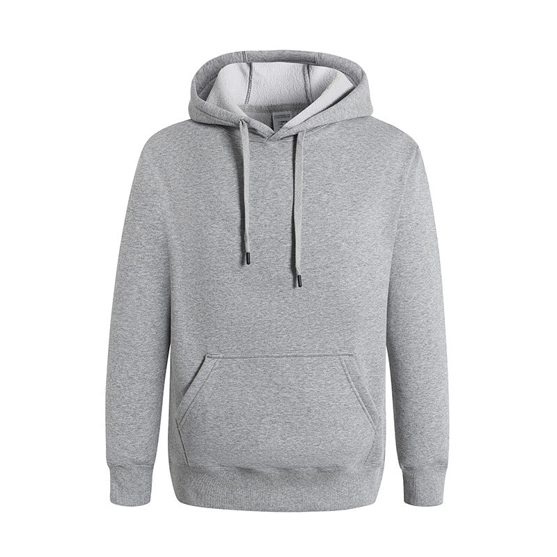 Women’s Plain Hoodie – Soft Gray Pullover Sweatshirt with Pocket