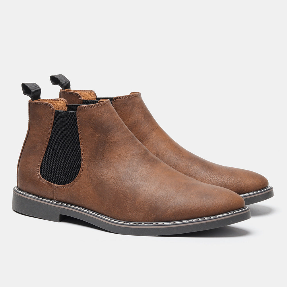 Men’s Chelsea Boots – British Style Formal High-Top Casual Ankle Boots